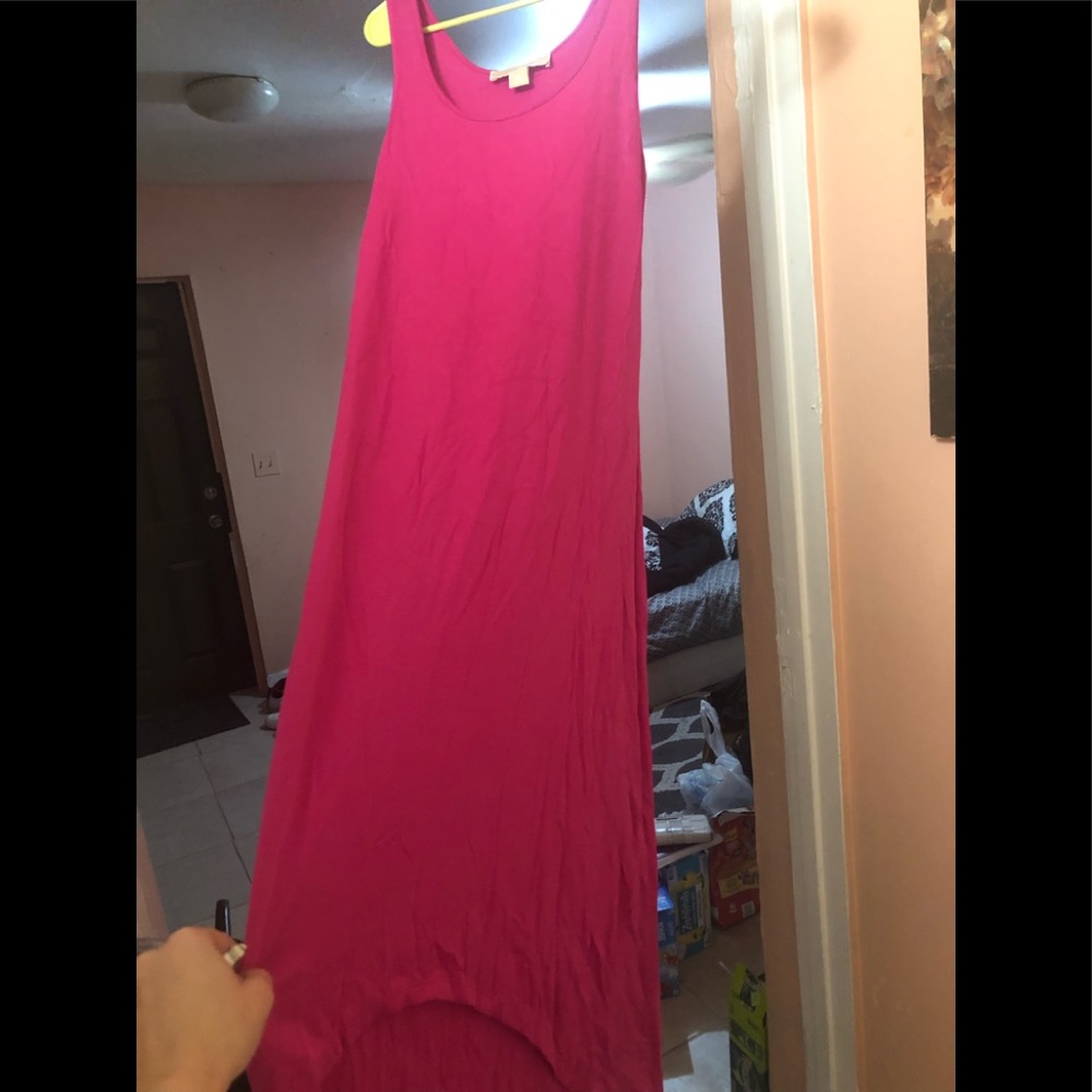 NWOT Michael kors hot pink  Asymmetrical dress